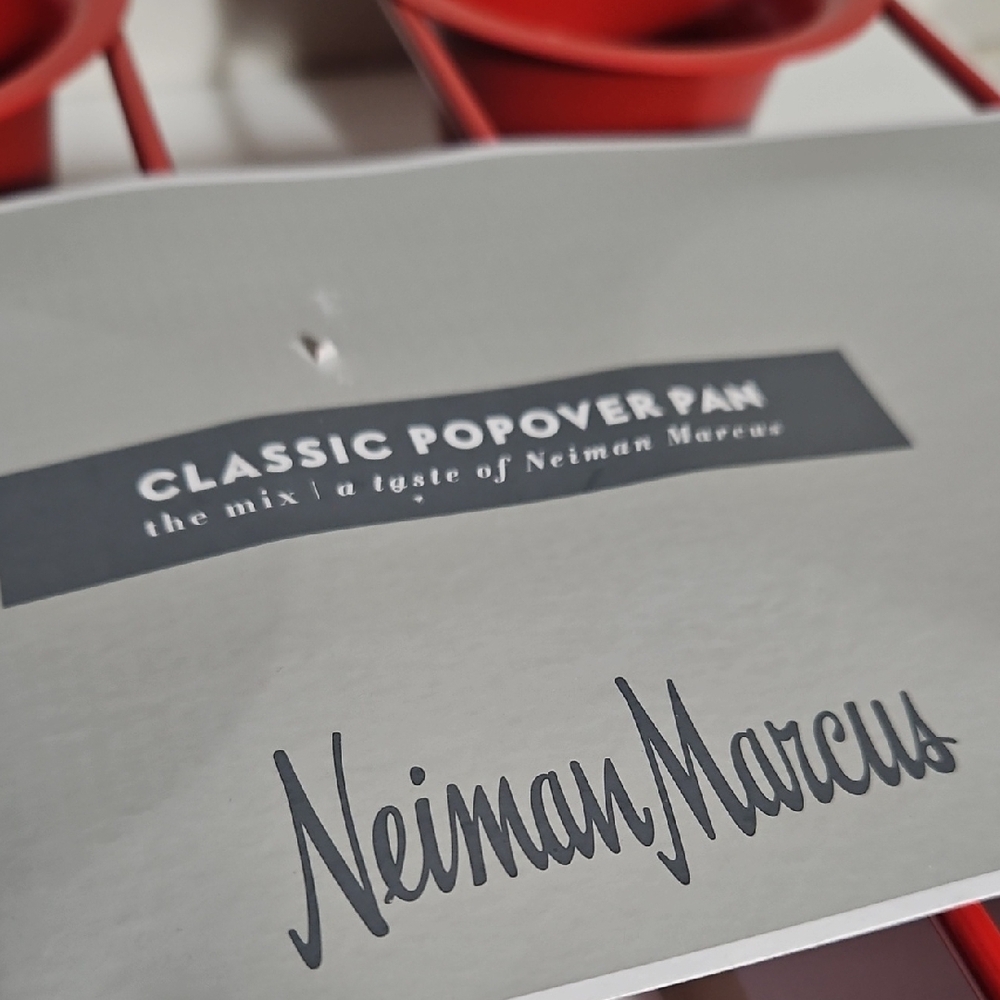 Neiman Marcus Classic Red Popover Pan - Picture 2 of 3